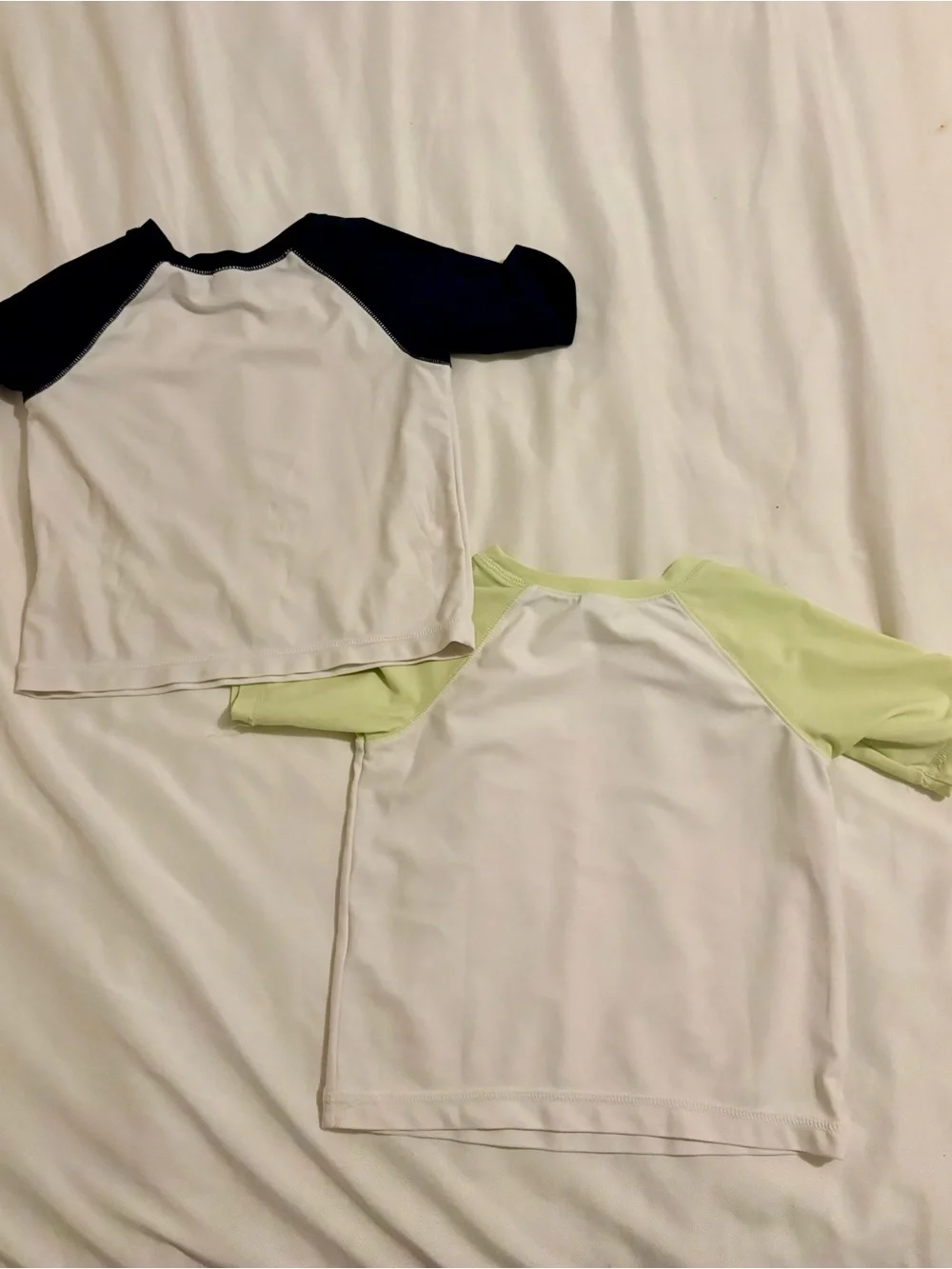 Old navy toddler boys swim rash guard shirt 2 pc set bundle summer 2T 24M white